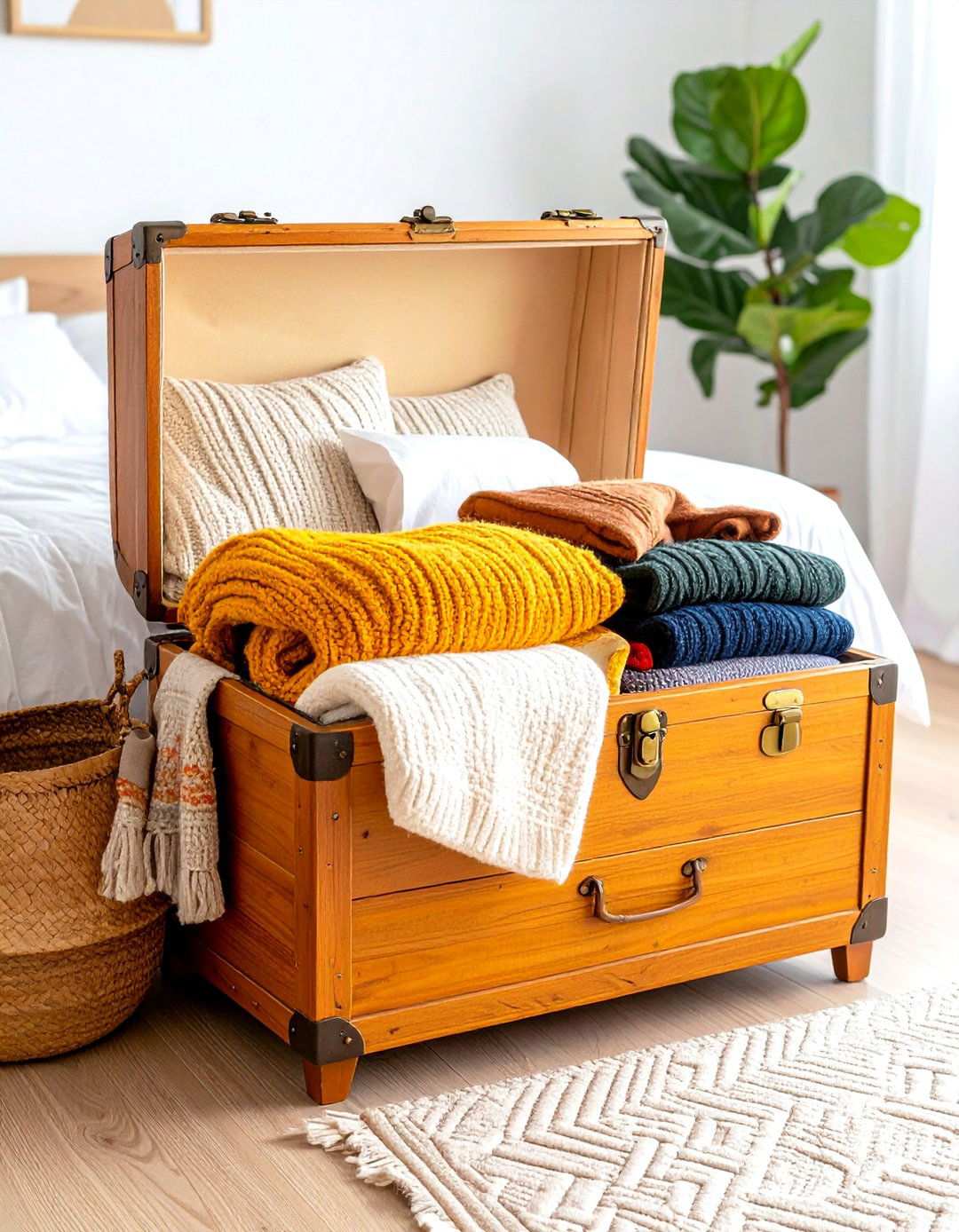 Temperature Controlled Trunk Storage with Climate Protection - 24 sweater storage ideas