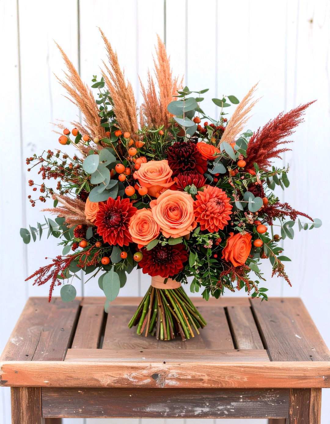 Terracotta Bridal Bouquet and Floral Designs - 24 Terracotta Wedding Décor Ideas