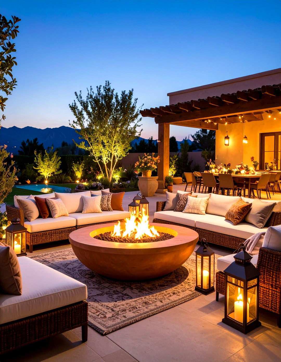 Terracotta Fire Feature and Outdoor Heating - 24 Terracotta Wedding Décor Ideas
