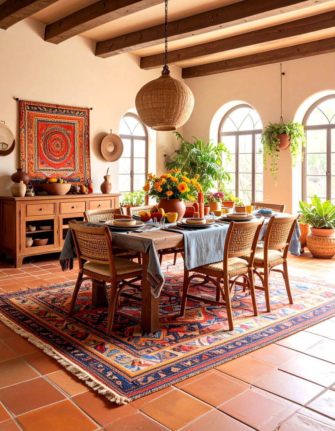 Terracotta Floor Foundations - 24 Southwest Interior Design Ideas