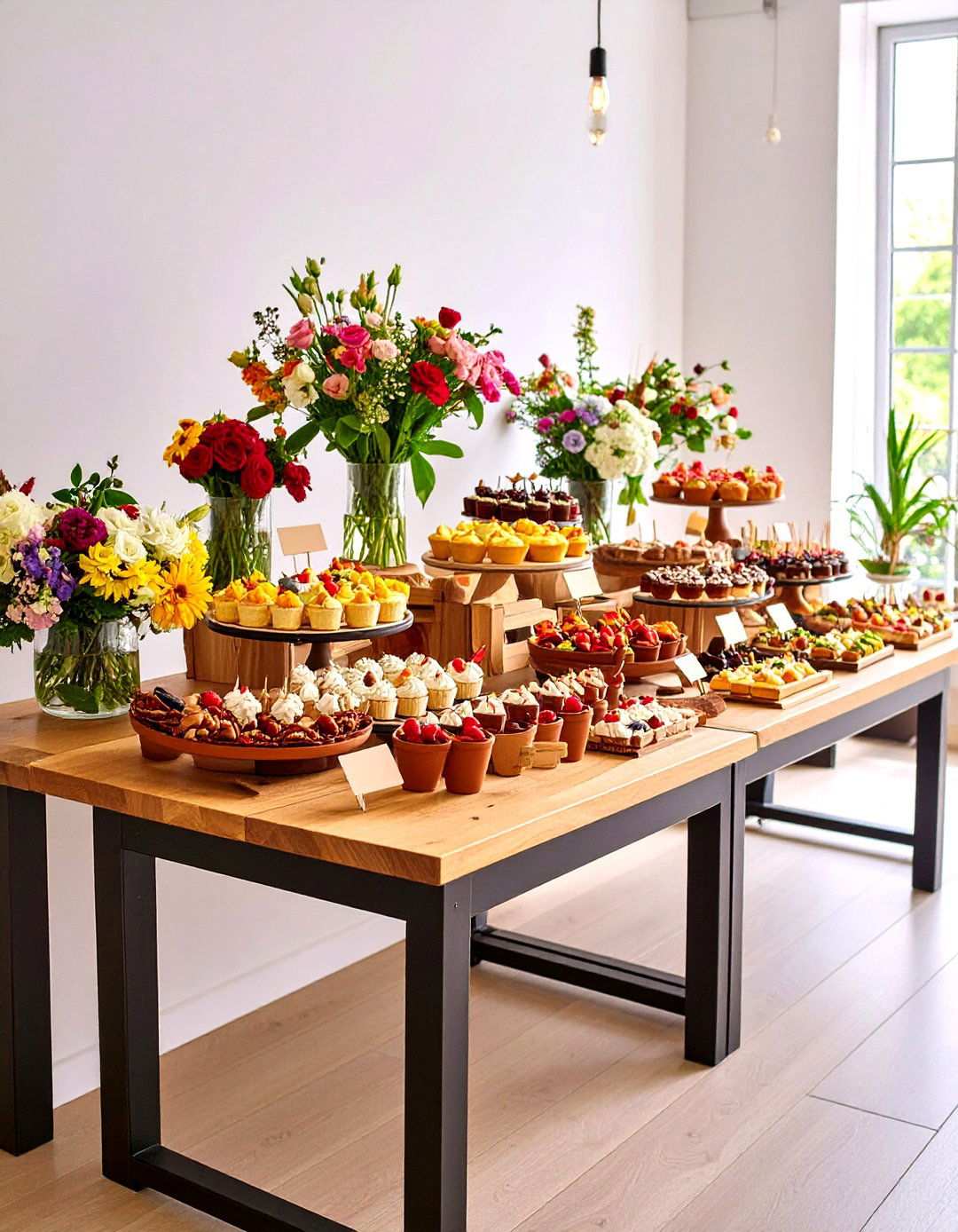 Terracotta Wedding Cake Alternative Dessert Displays - 24 Terracotta Wedding Décor Ideas