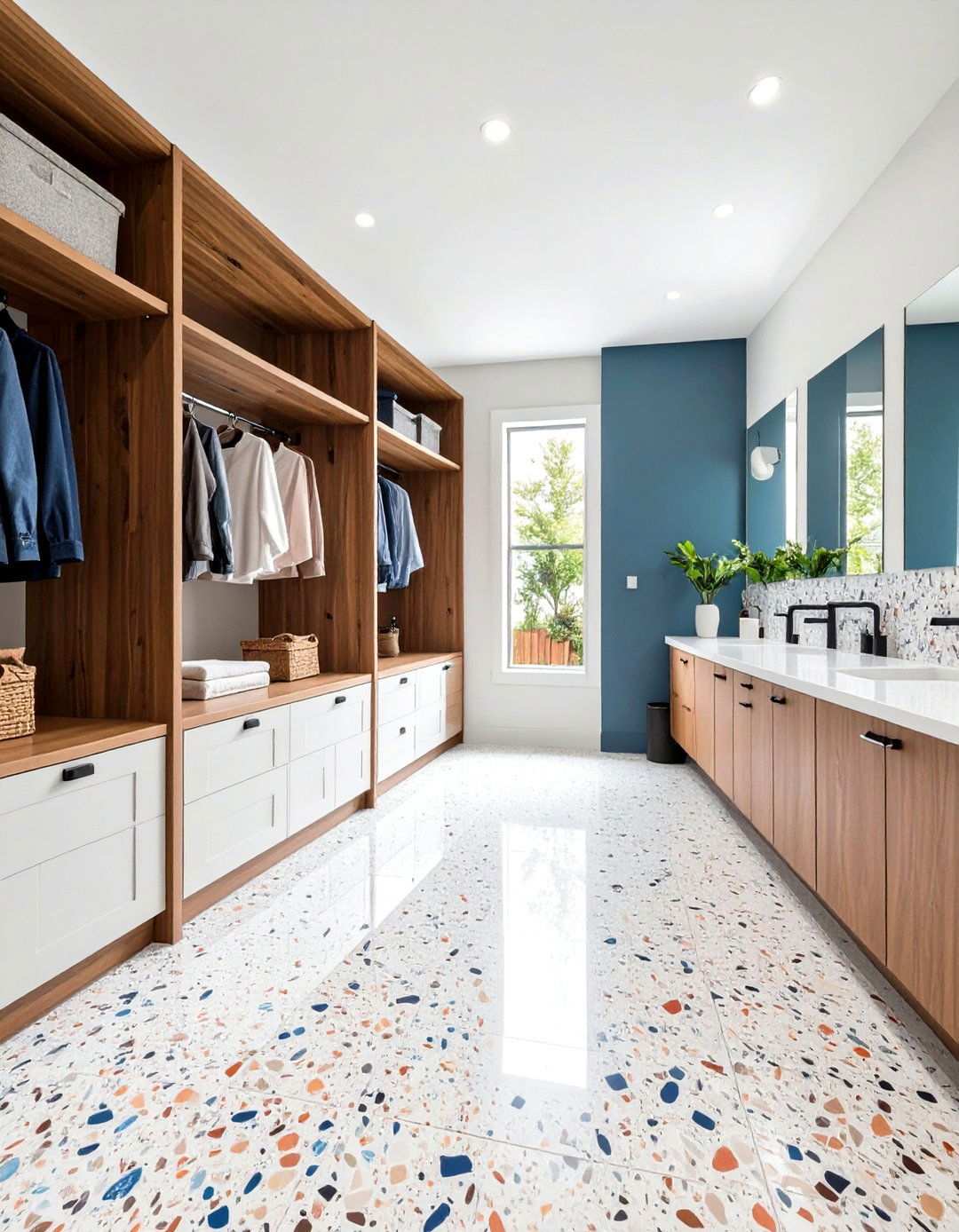 Terrazzo Look Tiles - 24 Mudroom Tile Floor Ideas