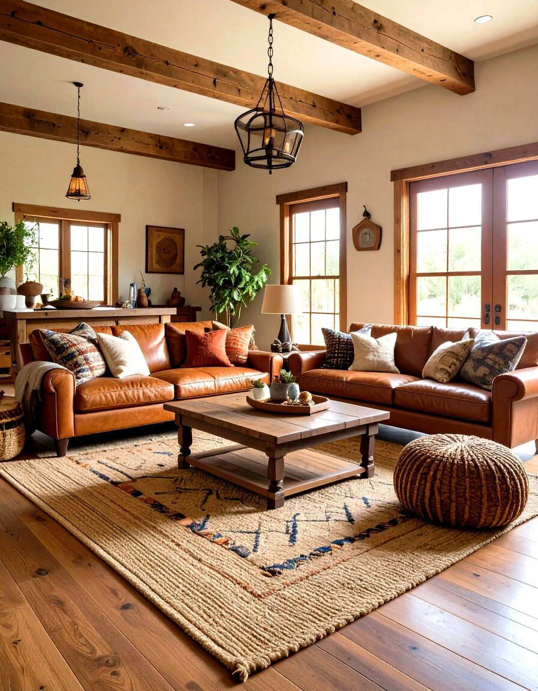 Textural Layering Techniques - 24 Western Living Room Ideas