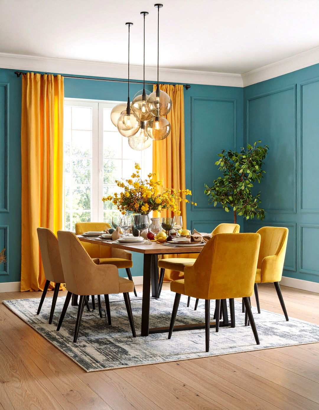 Textured Dining Room Walls - 24 Moody Dining Room Ideas