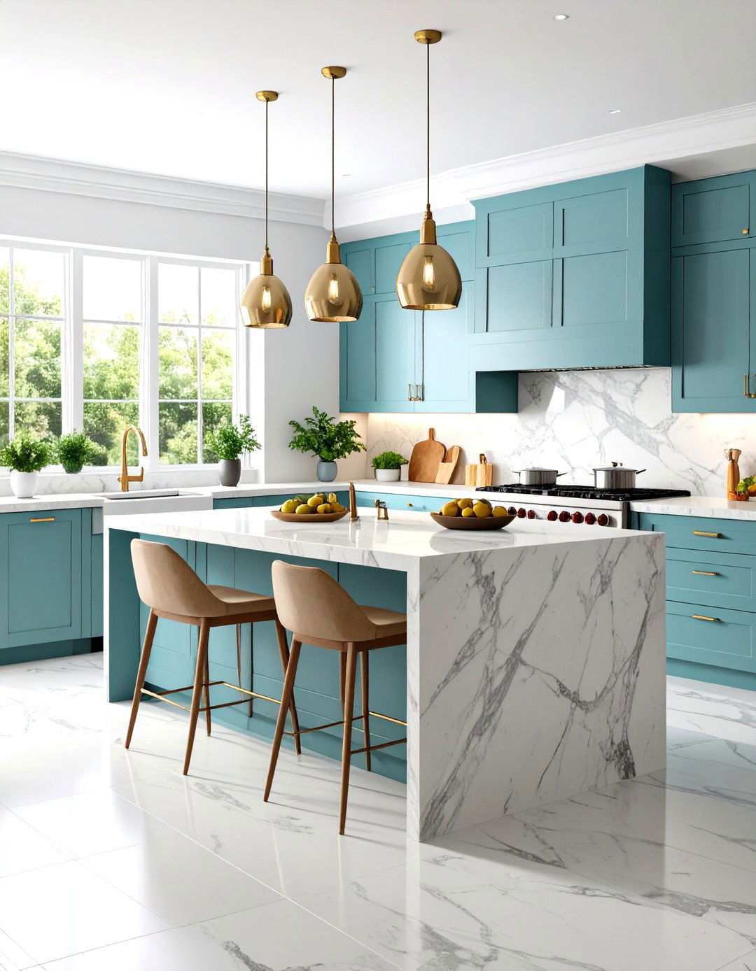 Textured Natural Stone Finishes - 24 Kitchen Flooring Ideas