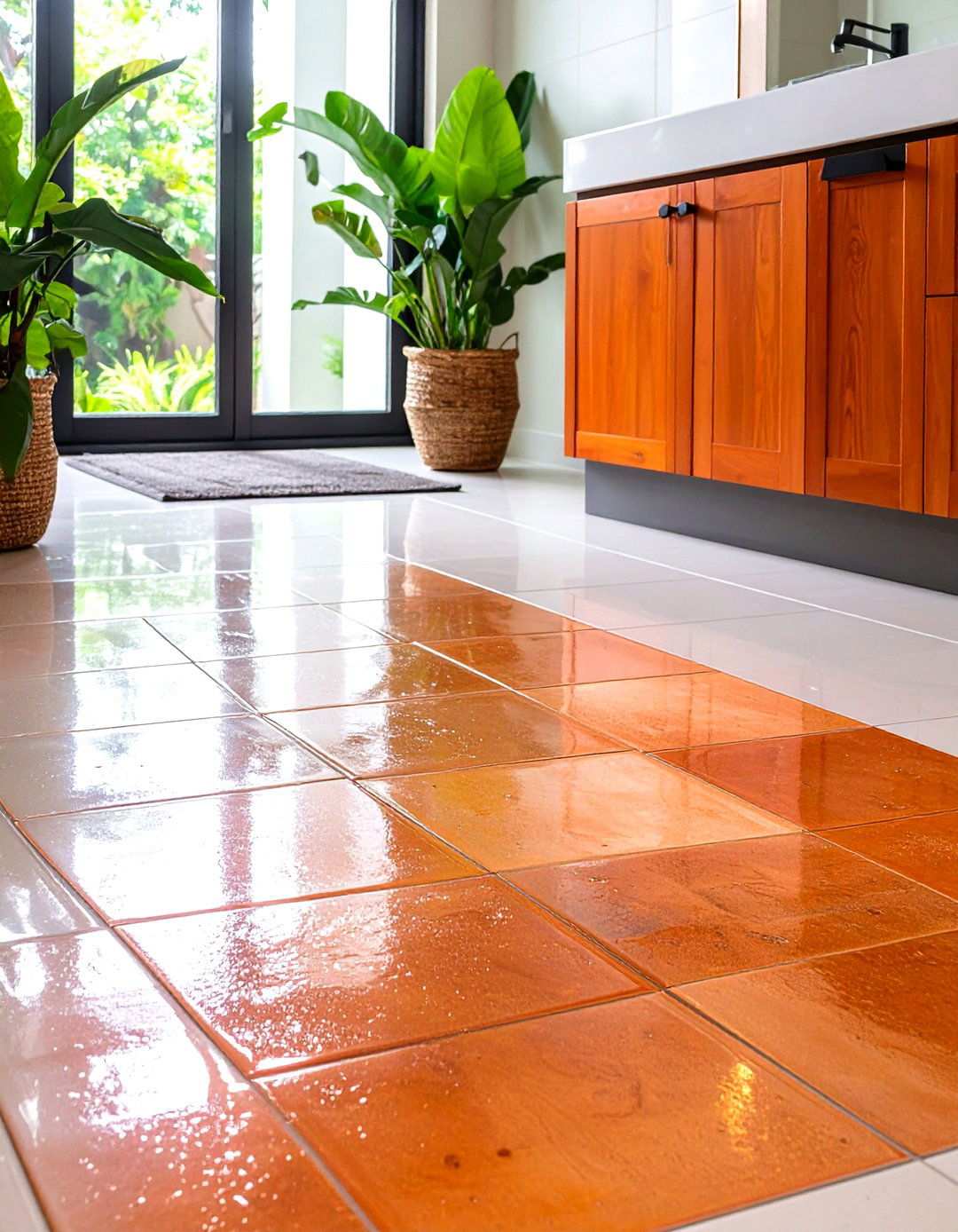 Textured Non Slip Surfaces - 24 Small Bathroom Flooring Ideas