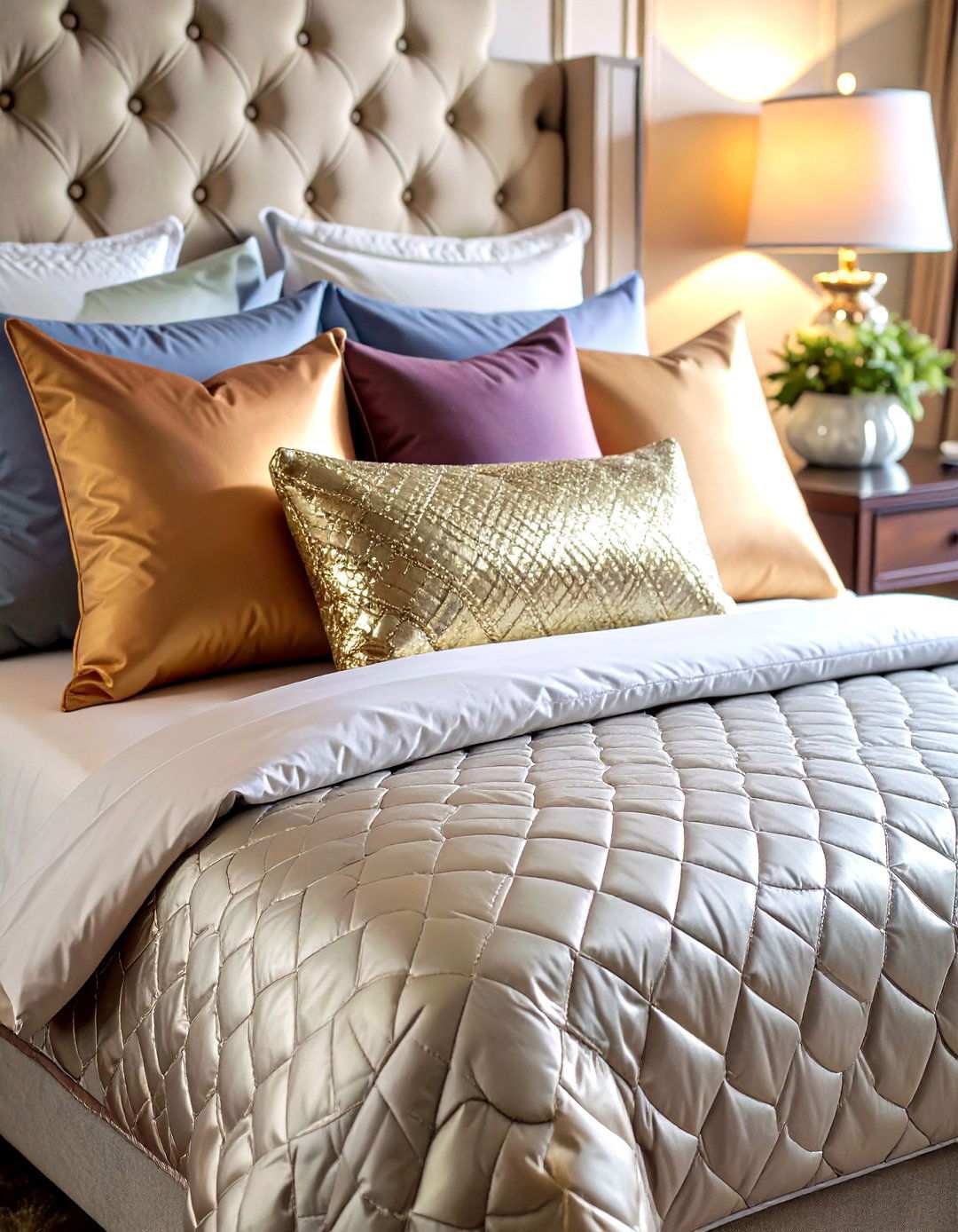 Textured Scale Pattern Bedding - 24 Mermaid Bedroom Ideas