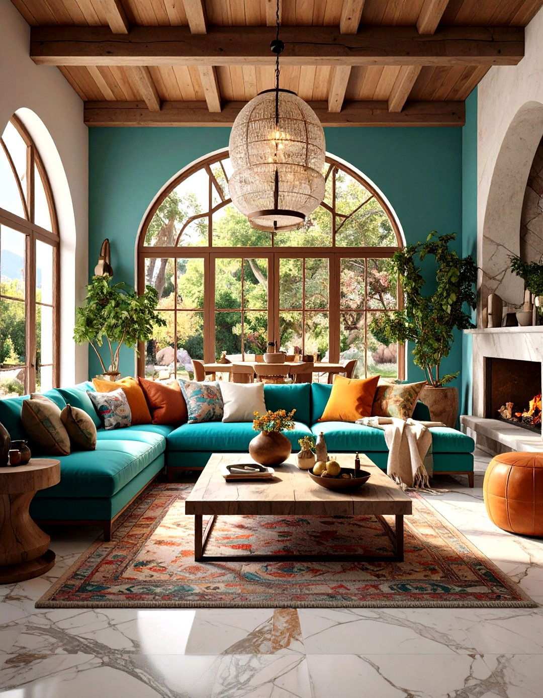 Textured Split Face Marble - 24 Marble Fireplace Ideas