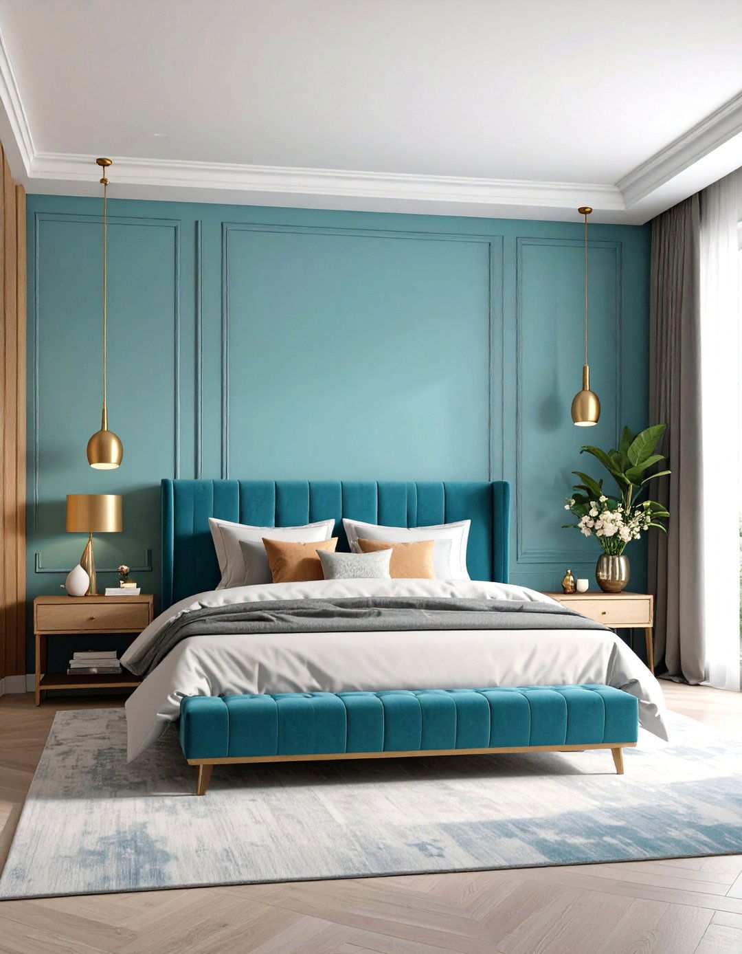 Textured Wall Treatment - 24 Primary Bedroom Ideas