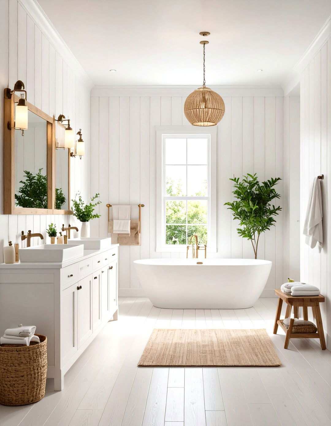 Textured Wall Treatment Options - 24 Small White Bathroom Ideas