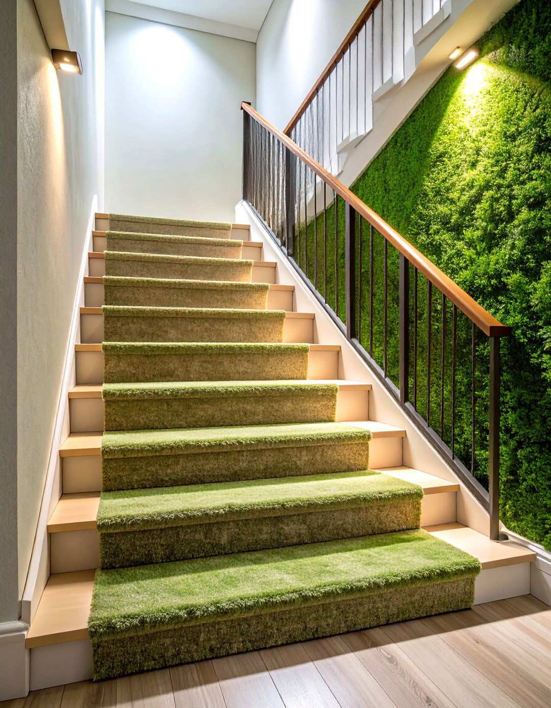 Textured Wallpaper Statements - 24 Staircase Wall Ideas