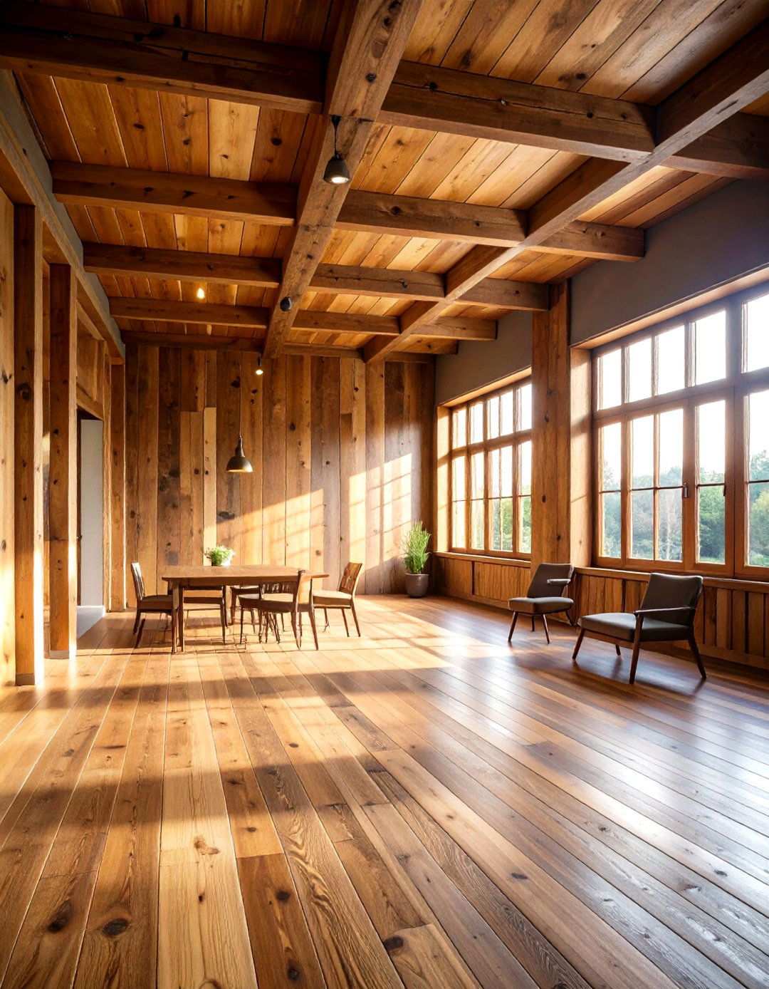 Textured Wood Plank Arrangements - 24 Wood Trim Accent Wall Ideas