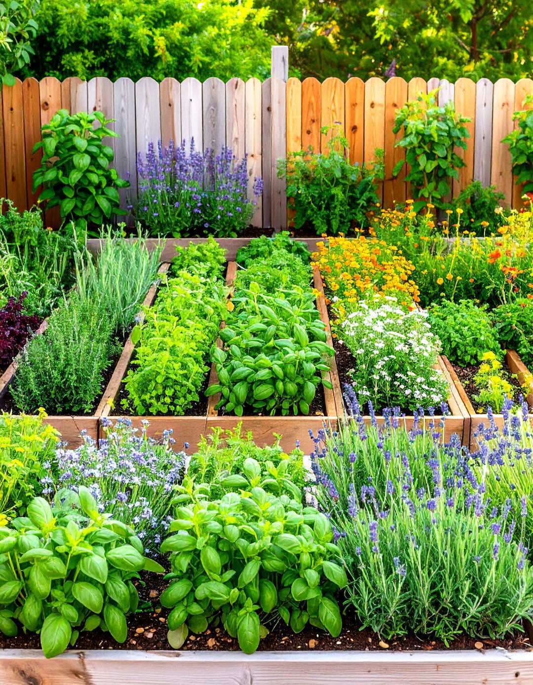 Themed Culinary Herb Garden Sections - 24 Herb Garden Ideas