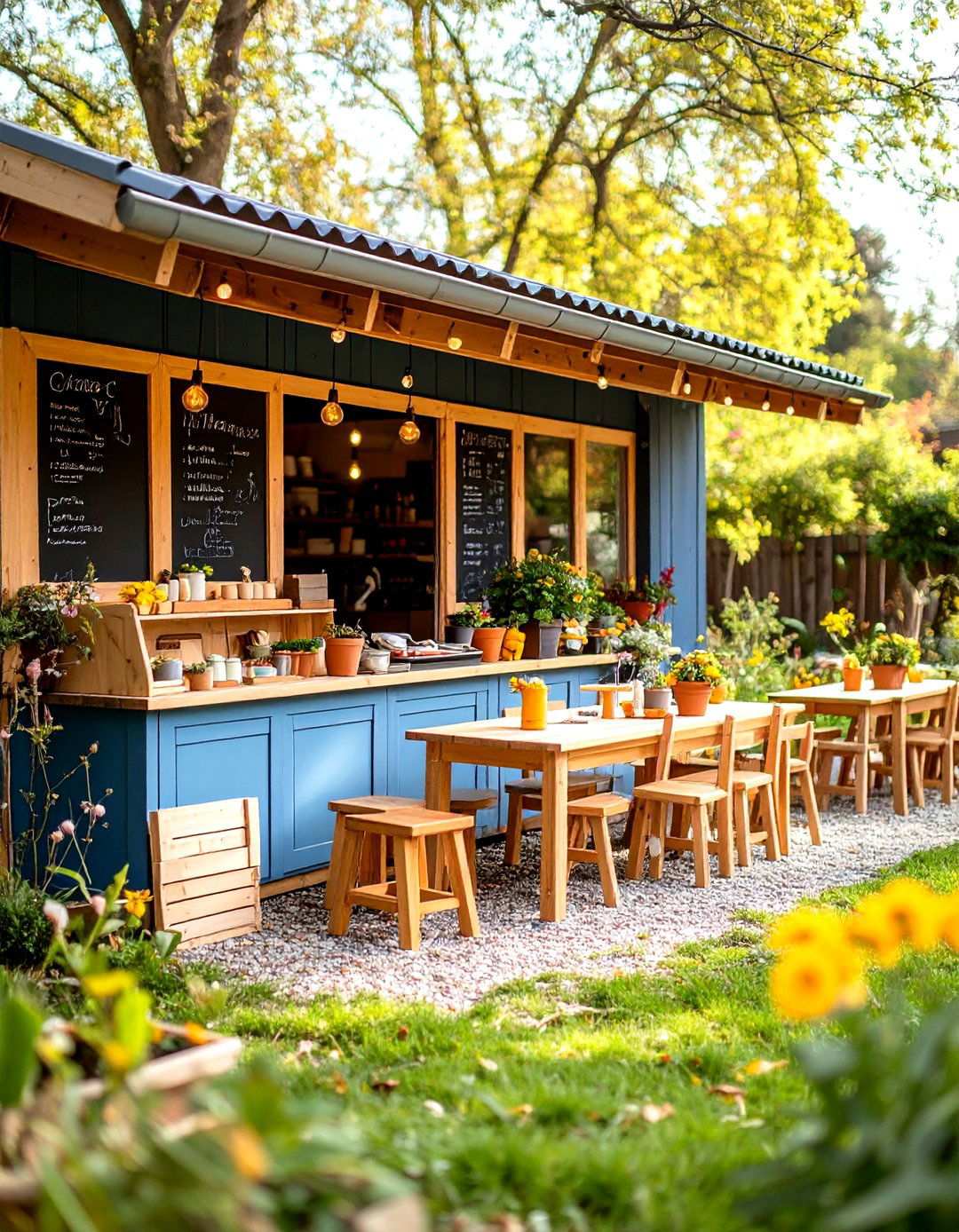 Themed Restaurant Cafe Setup - 24 Mud Kitchen Ideas for Kids