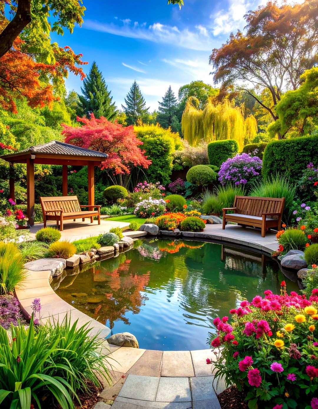 Therapeutic Healing Garden Pond - 24 Pond Landscaping Ideas