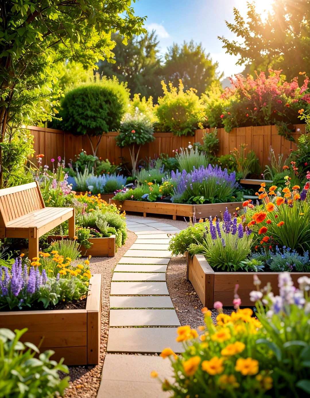 Therapeutic Sensory Garden - 24 Perennial Flower Bed Ideas