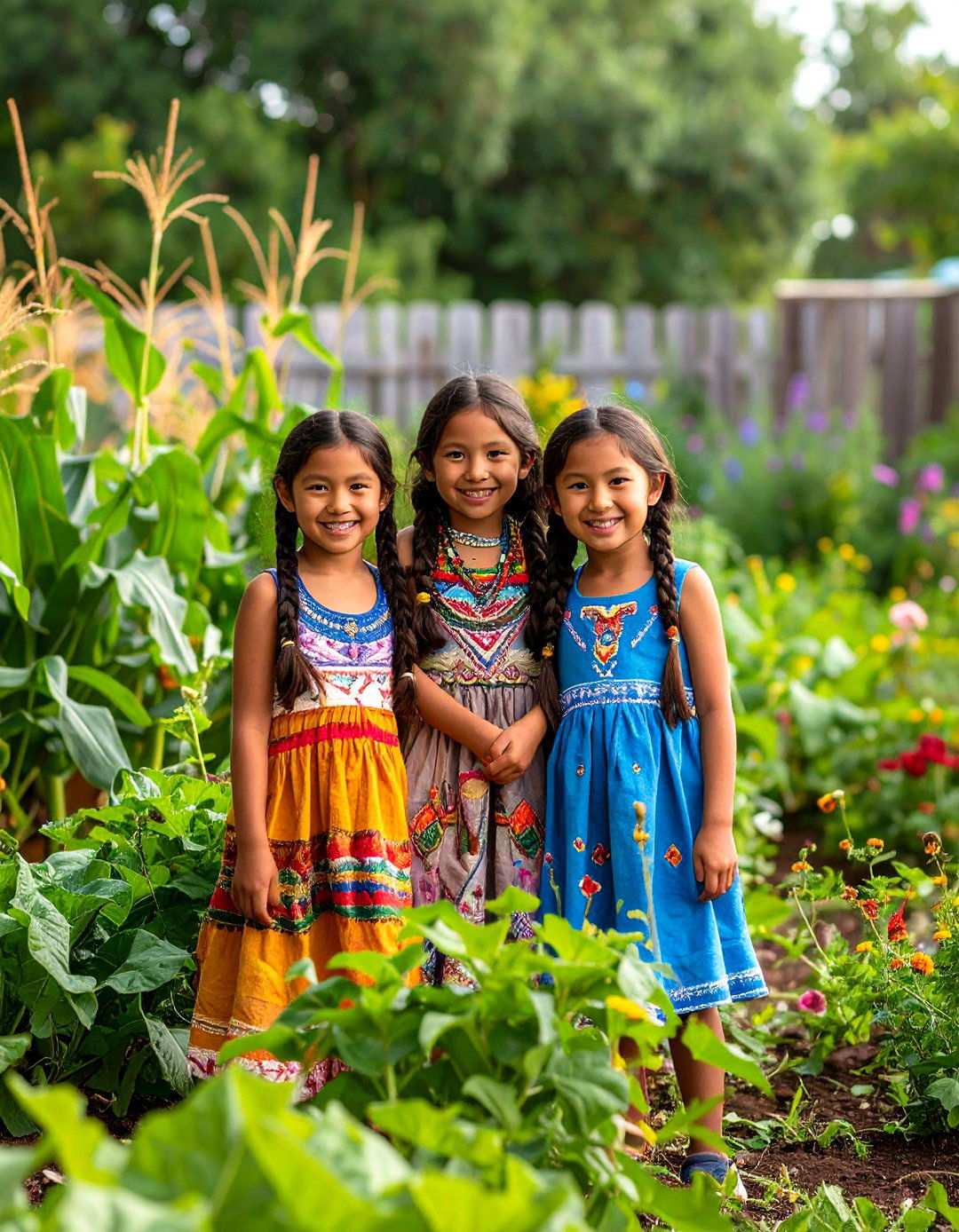 Three Sisters Cultural Garden - 24 School Garden Ideas