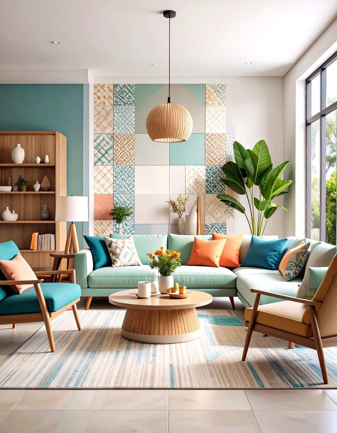 Tiled Accent Wall Design - 24 Tv Accent Wall Ideas