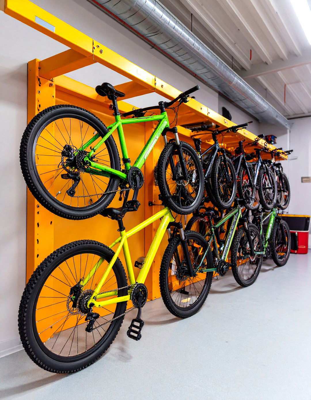Tilt and Pivot Bike Systems - 24 Outdoor Toy Storage Ideas