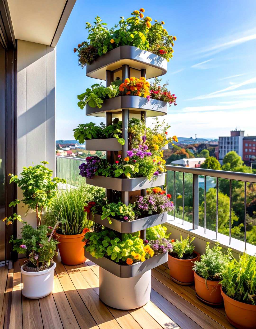 Tower Plant Stands - 24 Outdoor Plant Stand Ideas