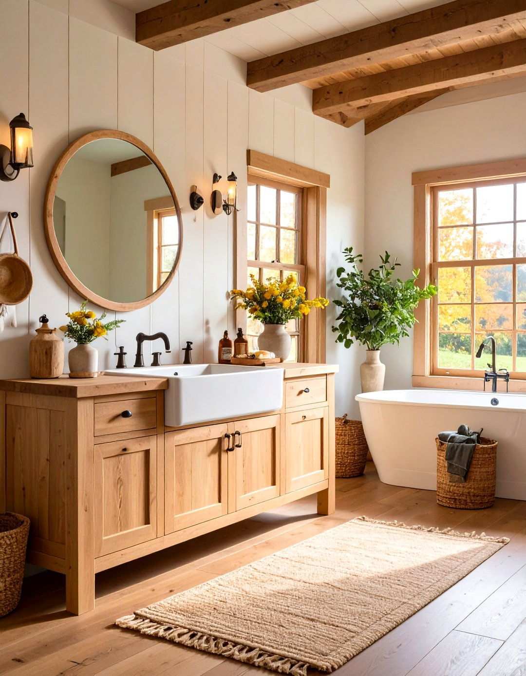 Traditional Apron Front Sink Bathroom - 24 Traditional Bathroom Ideas