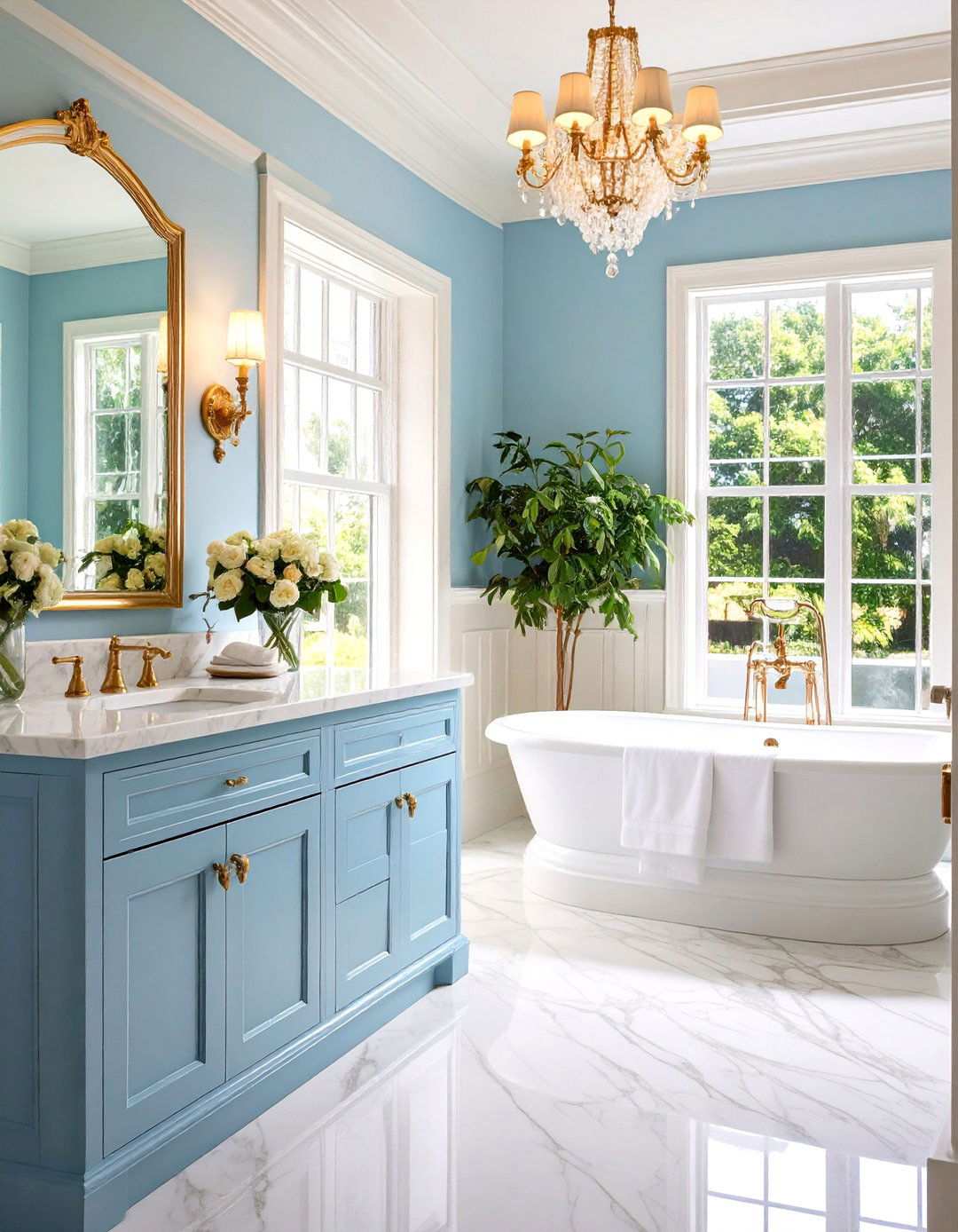 Traditional Bathroom Elegance - 24 Neutral Bathroom Ideas