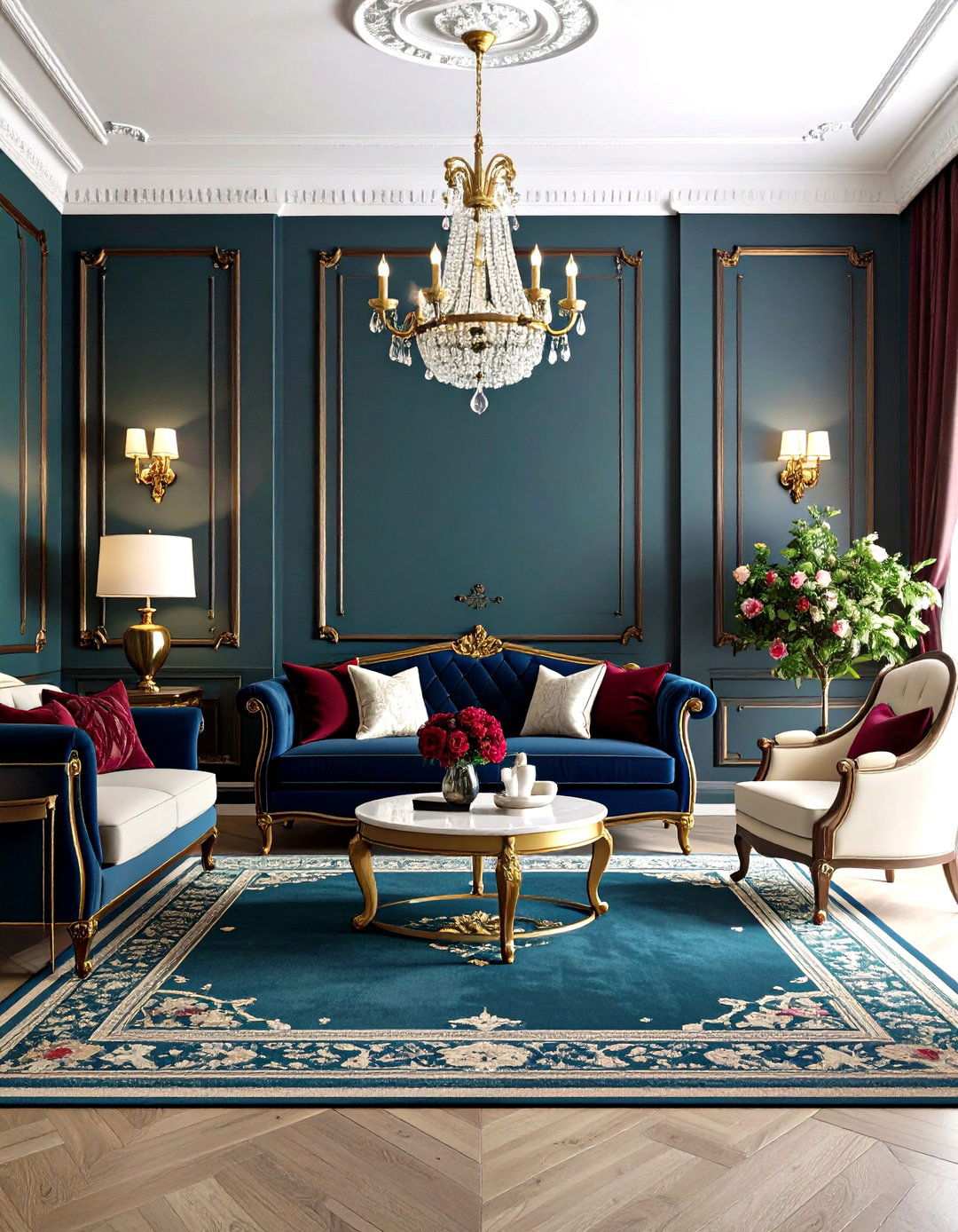 Traditional Color Schemes - 24 Traditional Living Room Ideas