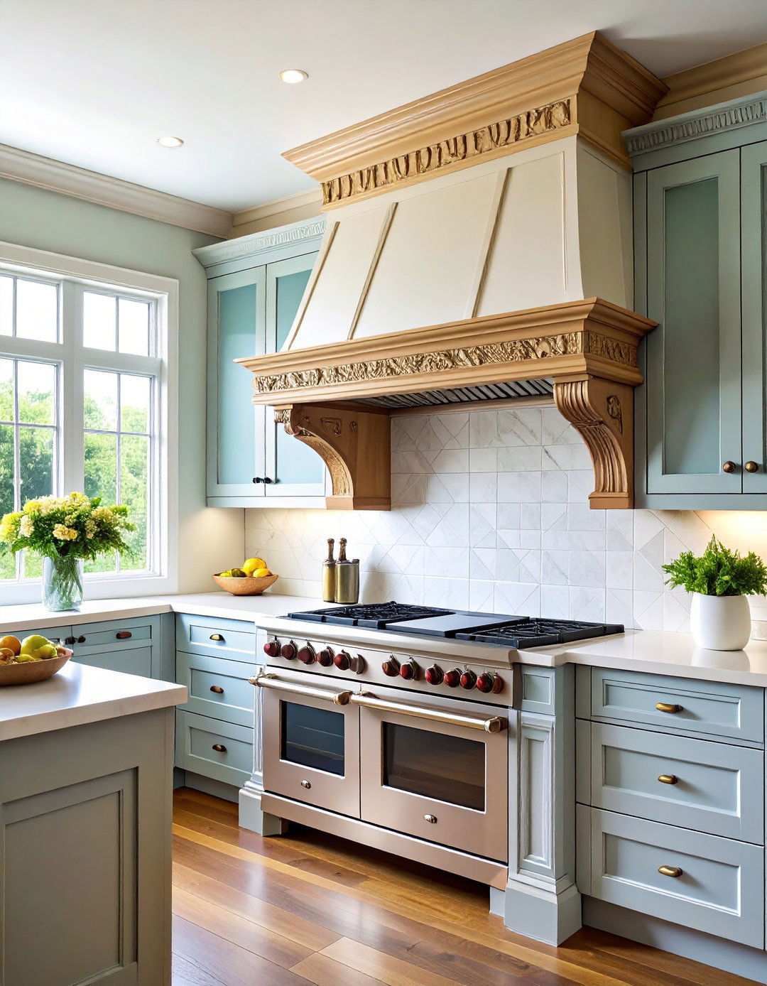 Traditional Corbel Detail Hood - 24 Range Hood Ideas