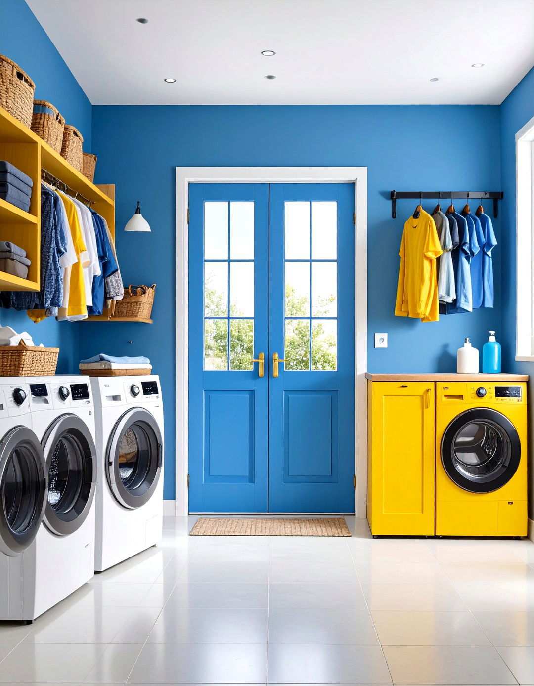 Traditional Dutch Door with Modern Twist - 24 Laundry Room Door Ideas