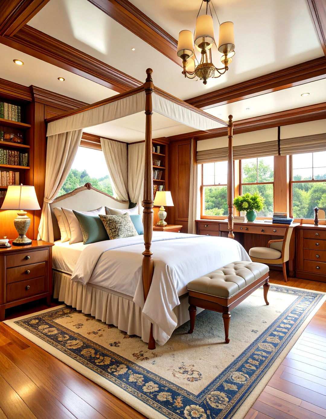 Traditional English Manor Bedroom - 24 yacht bedroom ideas