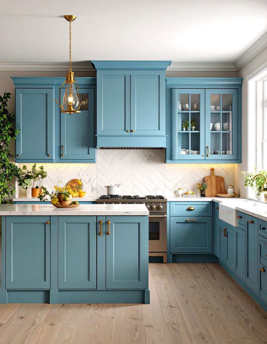 Traditional Kitchen Adaptations - 24 Kitchens Without Upper Cabinets
