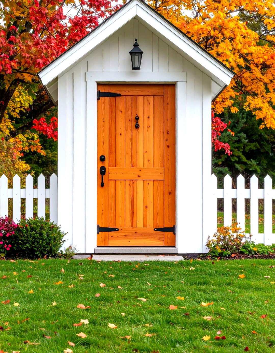 Traditional Plank and Batten Front Door - 24 Rustic Front Door Ideas