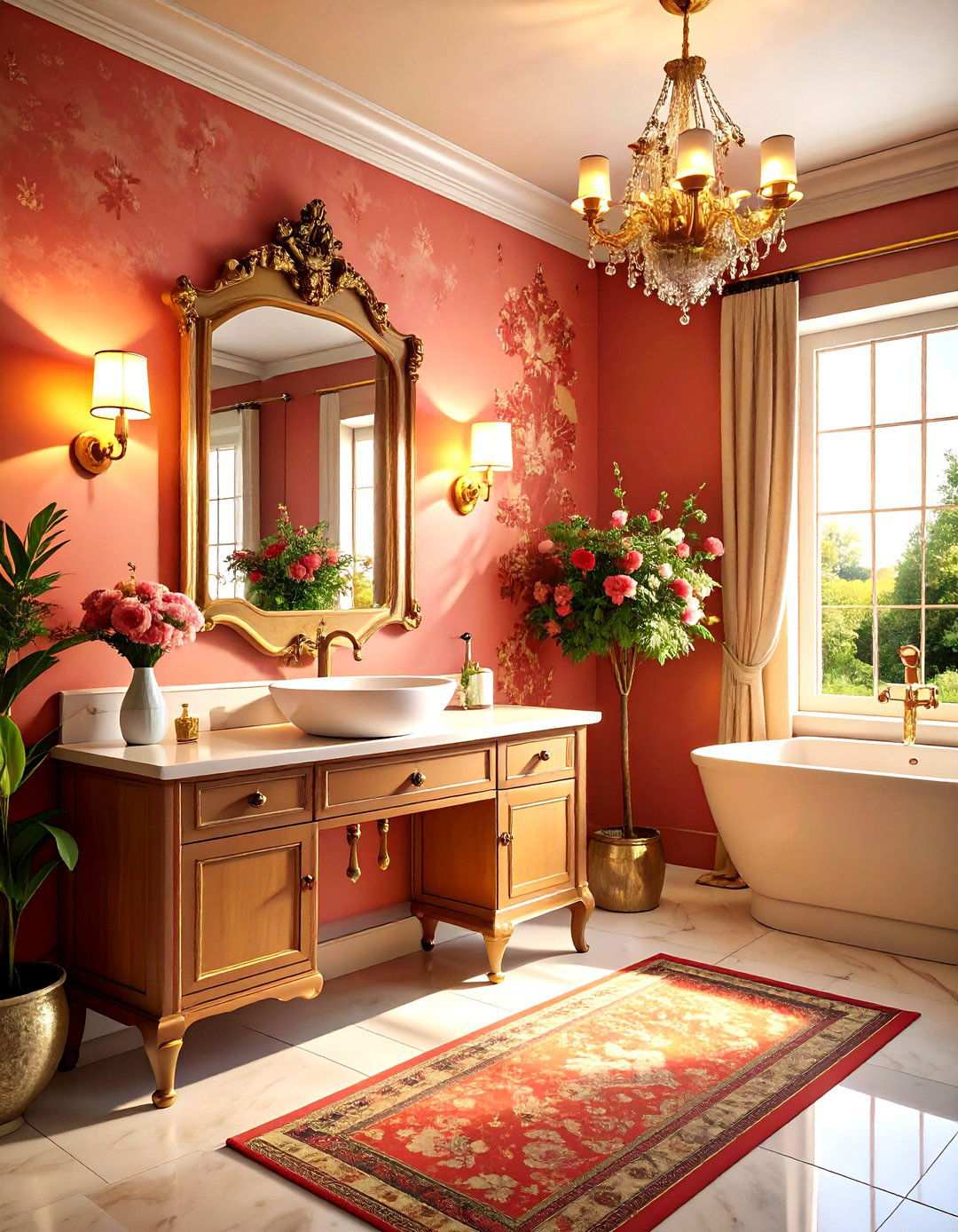 Traditional Powder Room Design - 24 Traditional Bathroom Ideas