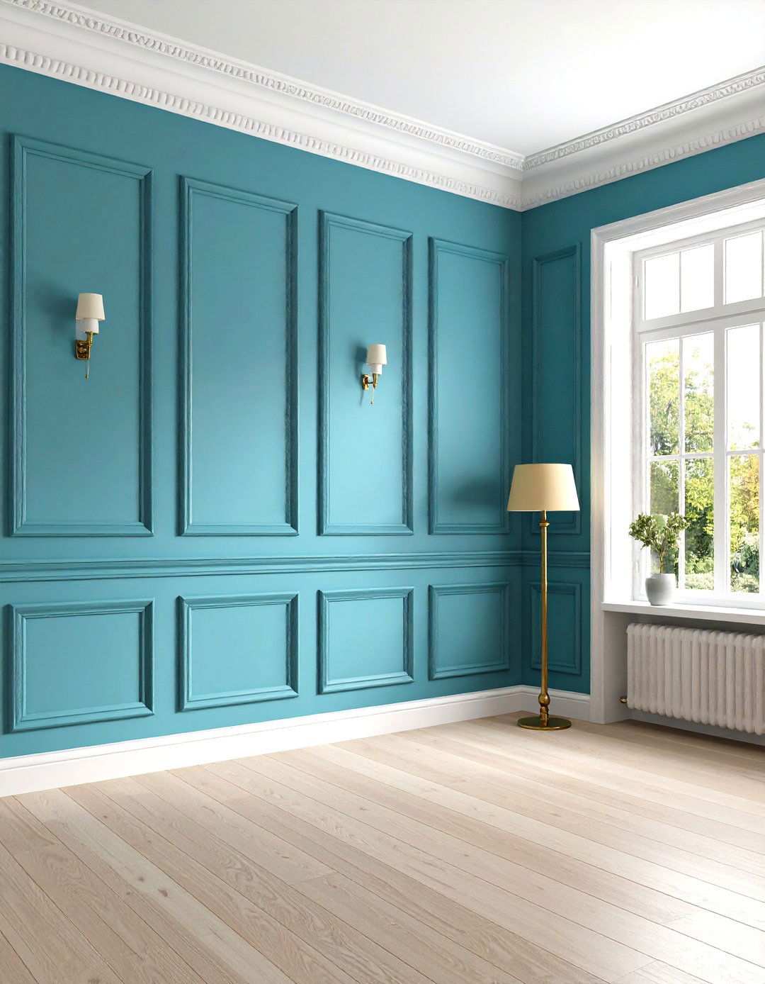 Traditional Raised Panel Wainscoting - 24 Wood Trim Accent Wall Ideas