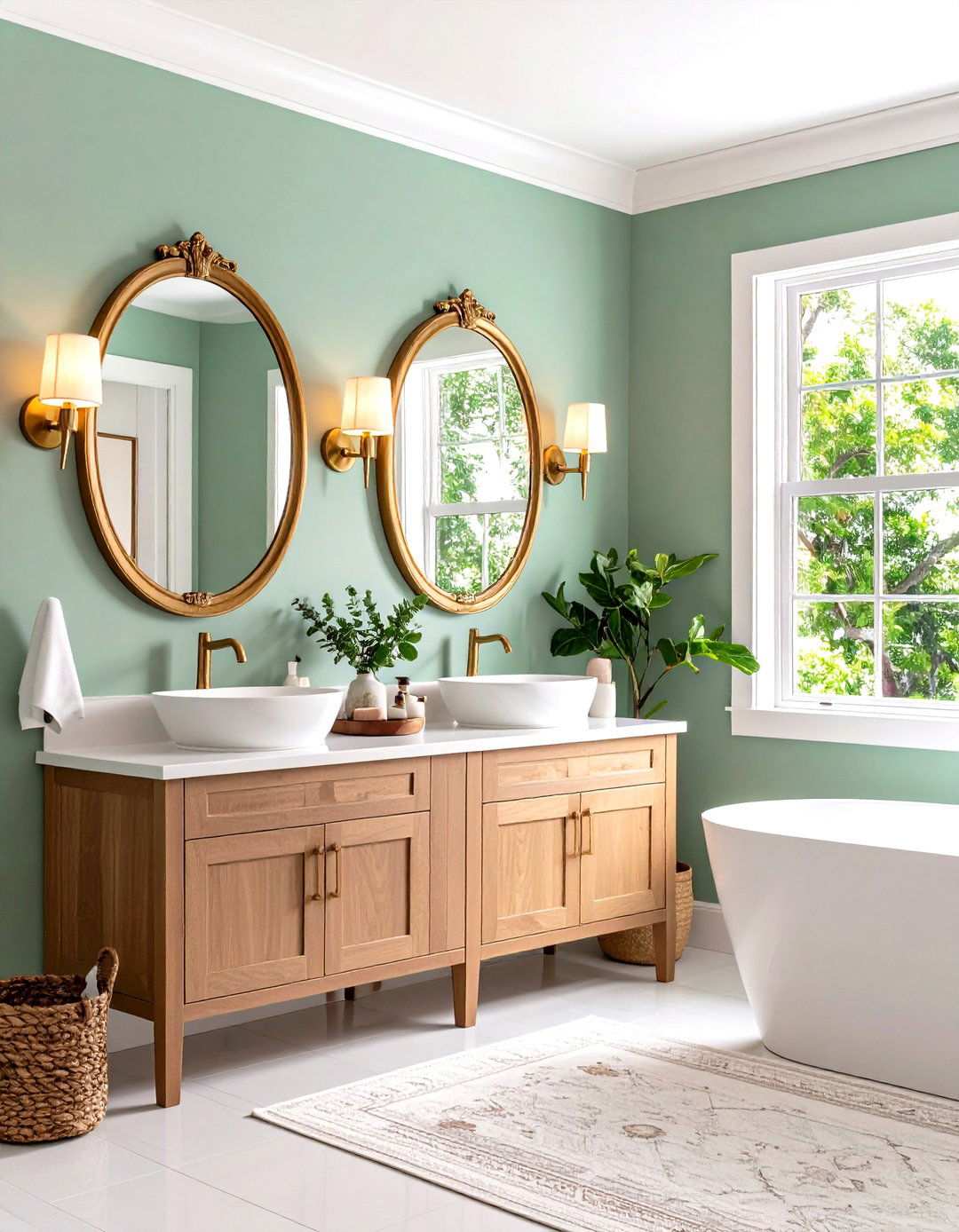 Traditional Sconce Lighting Bathroom - 24 Traditional Bathroom Ideas