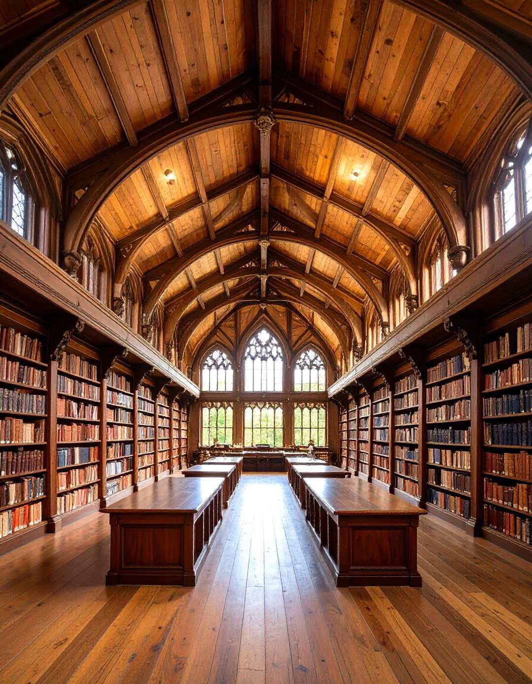 Traditional Tudor Style Beam Pattern - 24 Vaulted Ceiling With Beams