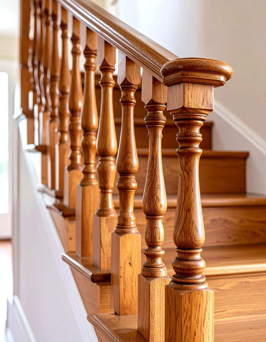 Traditional Turned Spindle Designs - 24 Stair Railing Ideas