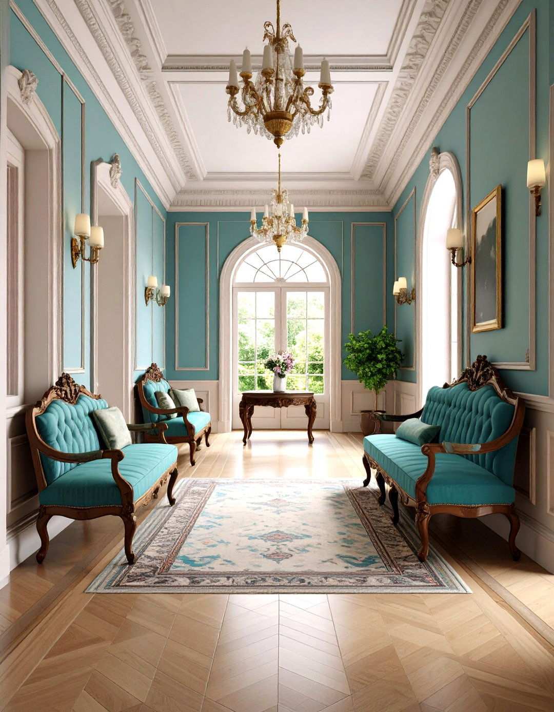 Traditional Victorian Furniture Arrangements - 24 Victorian Hallway Ideas