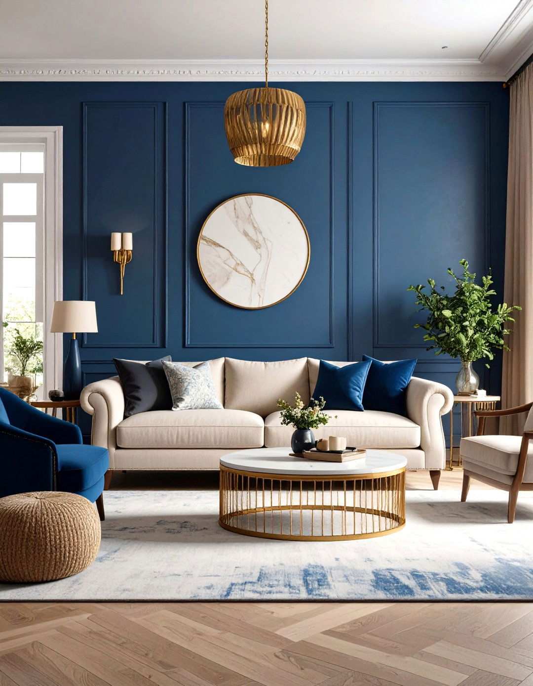 Transitional Living Room with Classic Contemporary Balance - 24 Small Living Room Ideas
