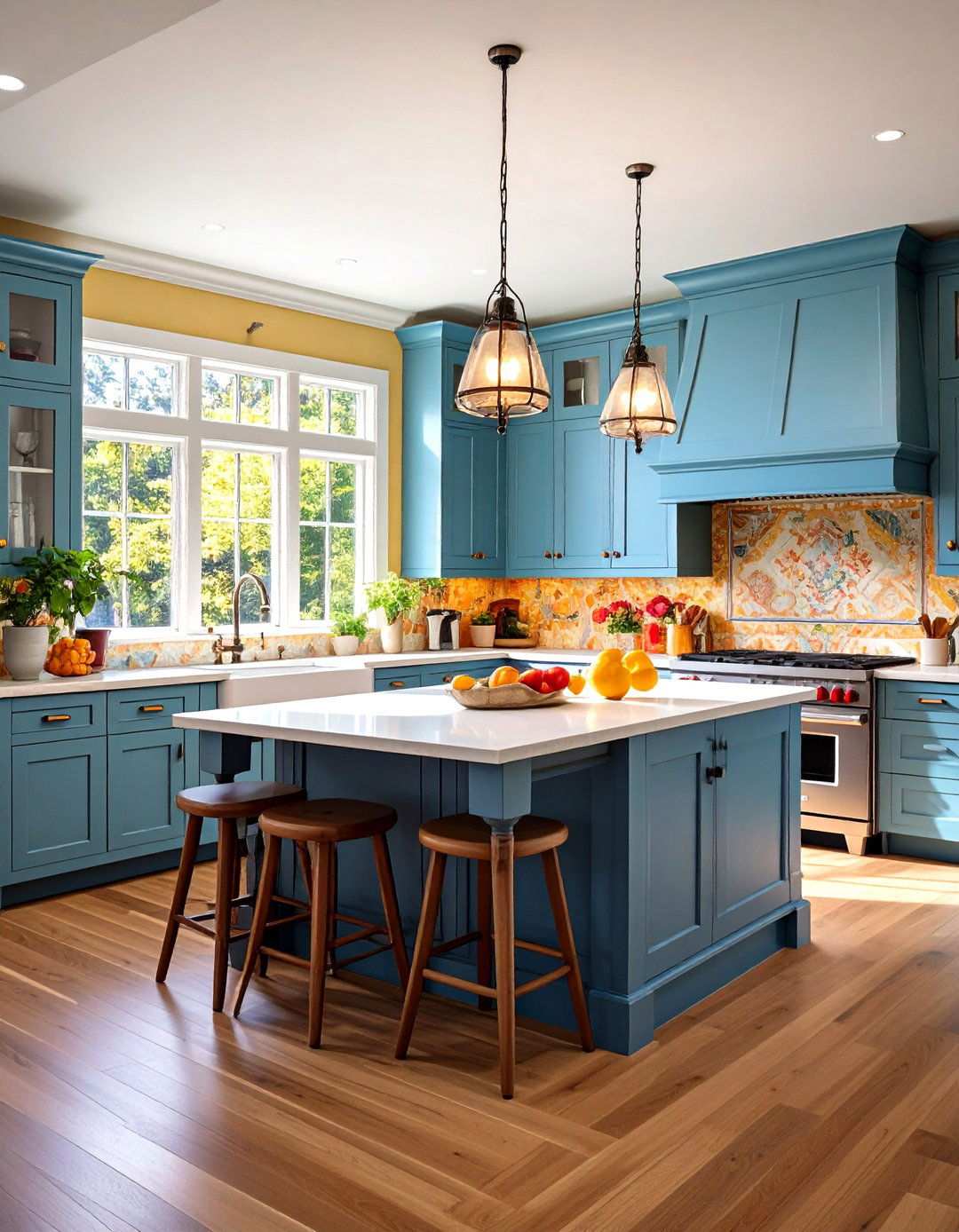 Transitional Split Level Kitchen Balance - 24 Split Level Kitchen Design Ideas