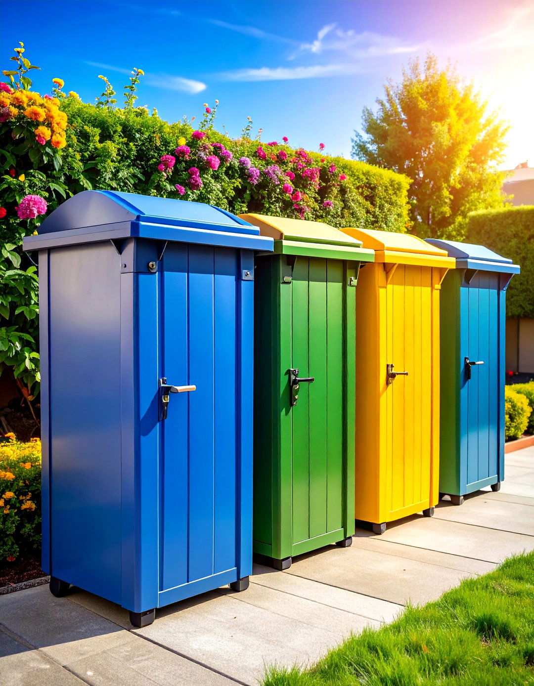 Trash Bin Storage Solutions - 24 Outdoor Storage Ideas