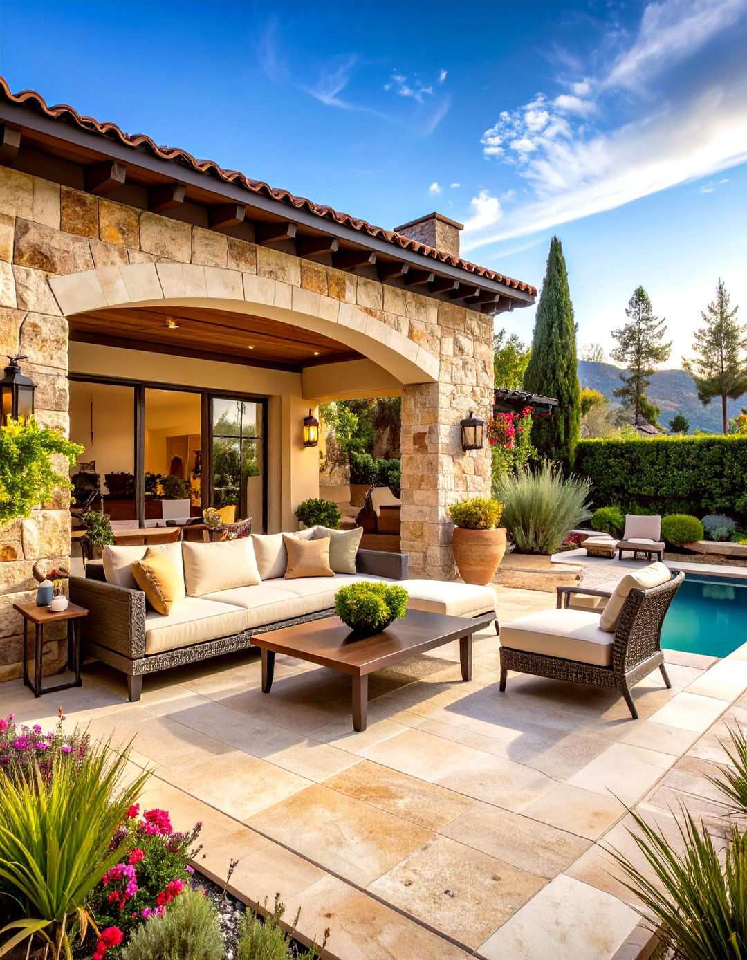 Travertine Wall Cladding - 24 Types of Exterior House Stone