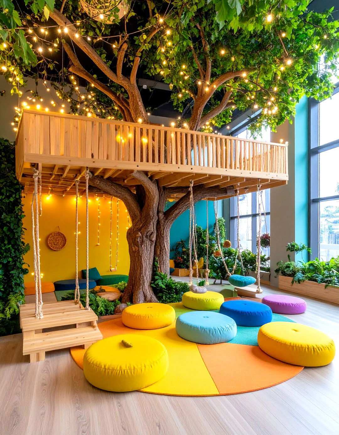 Treehouse Branch Reading Perch - 24 kids reading nook ideas