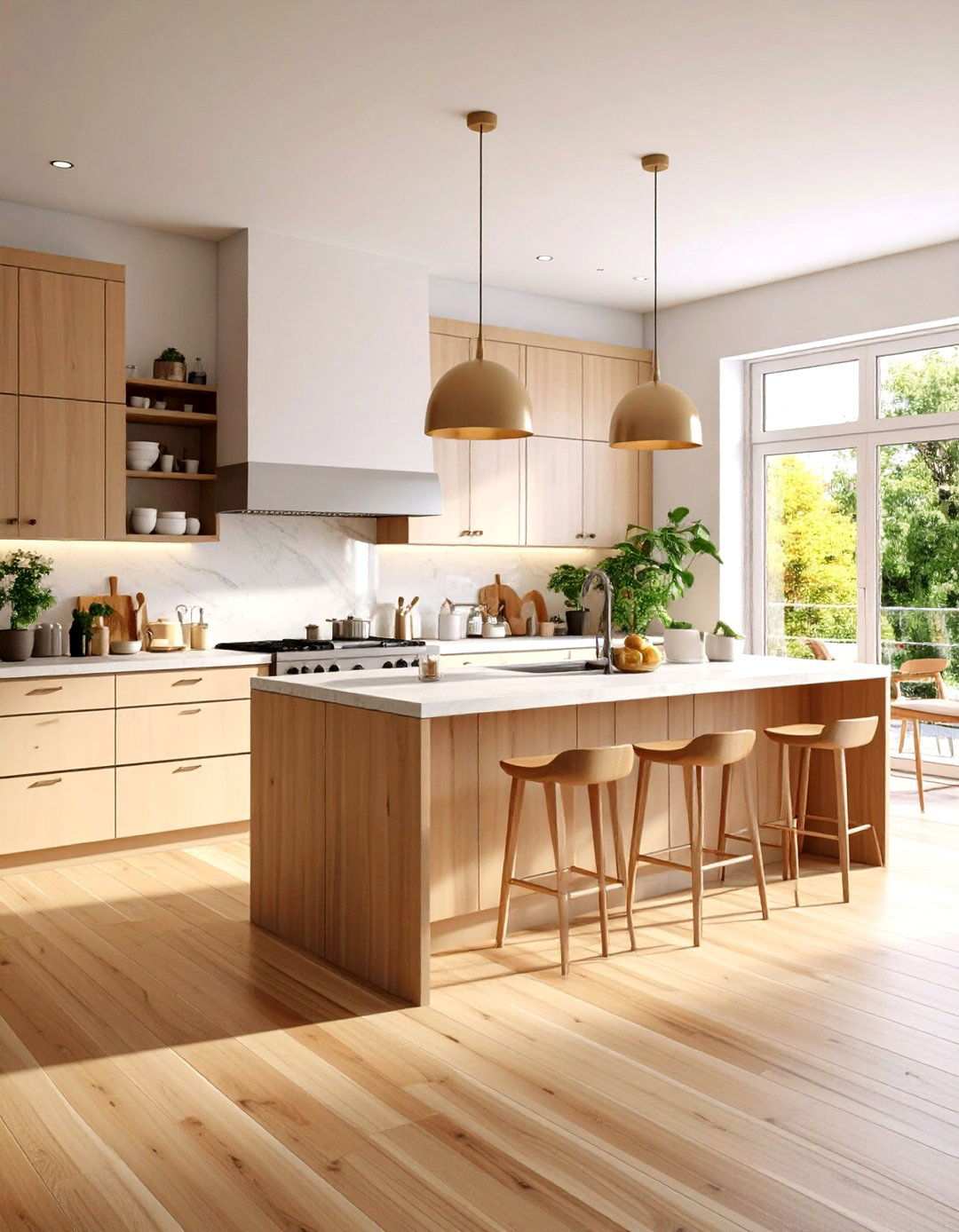 Trending Warm Wood Tone Palettes - 24 Kitchen Flooring Ideas