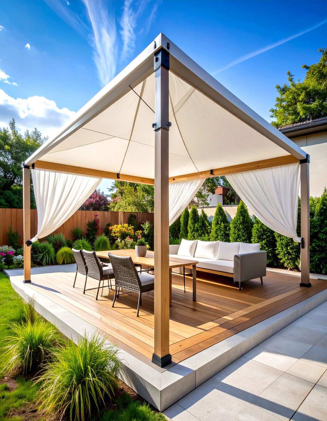Triangle Shade Sails for Modern Geometry - 24 Shade Ideas