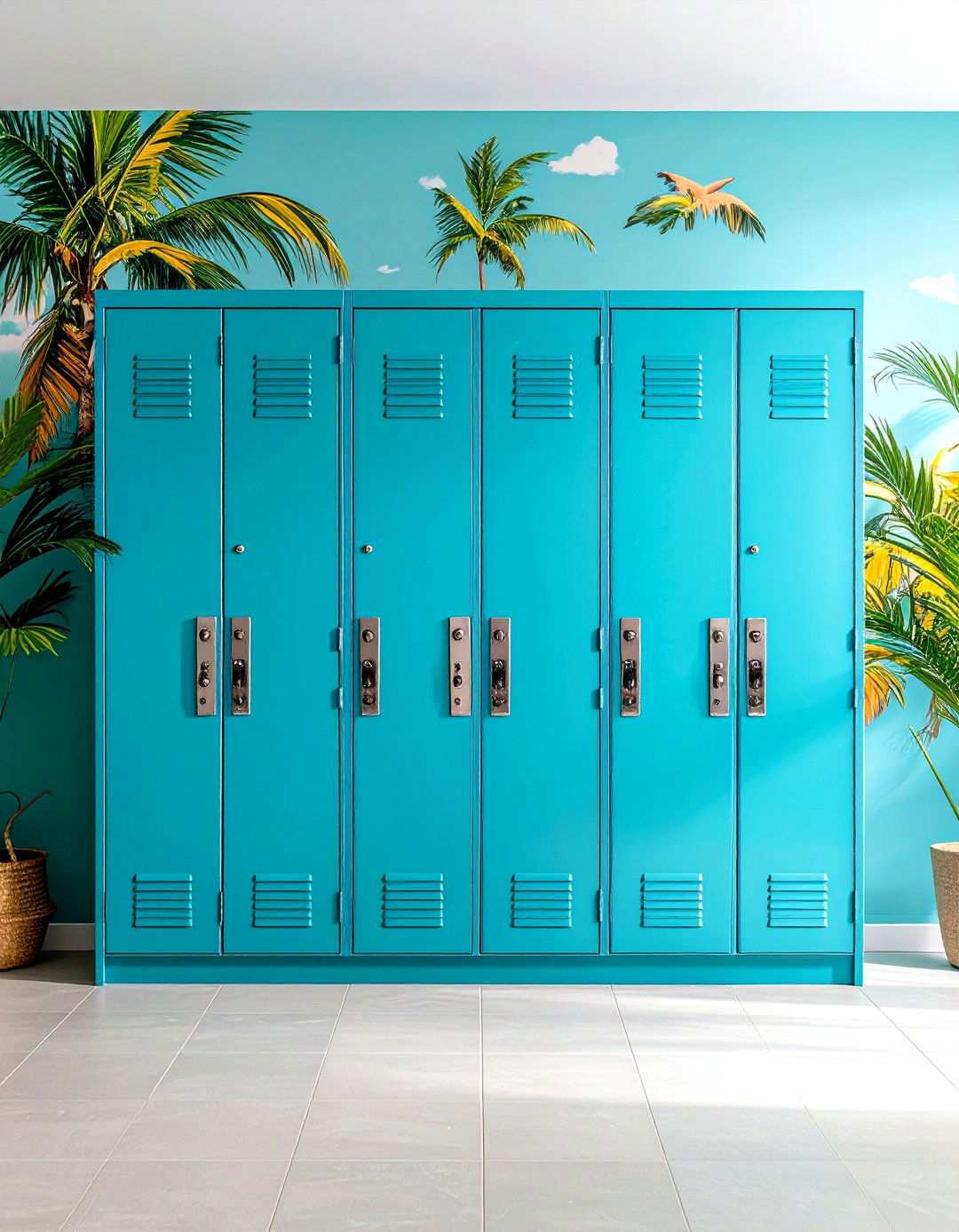 Tropical Beach Vacation Vibes - 24 Locker Decor Ideas