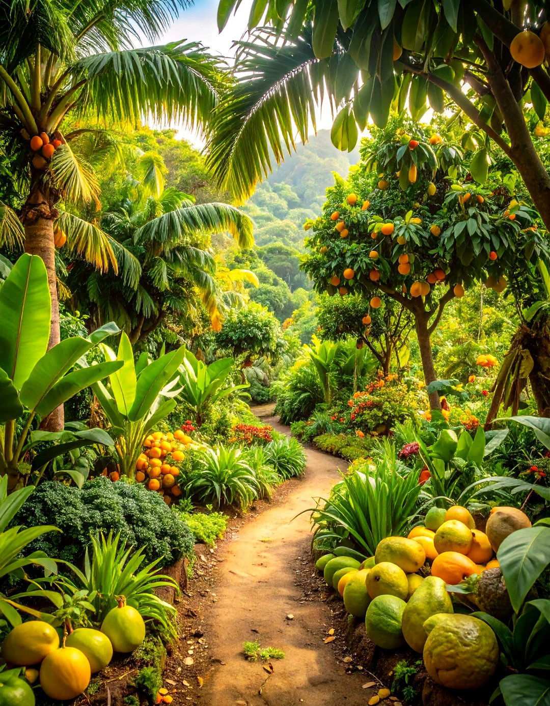 Tropical Food Forest Garden - 24 Tropical Landscape Ideas
