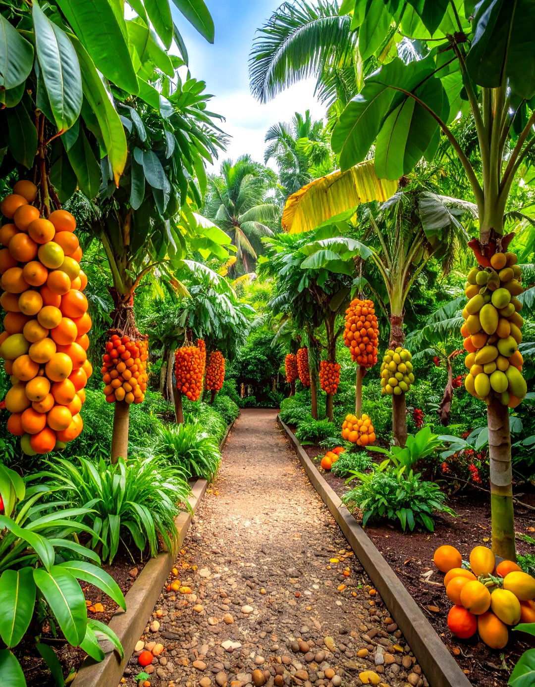 Tropical Fruit Tree Orchard - 24 Tropical Garden Ideas