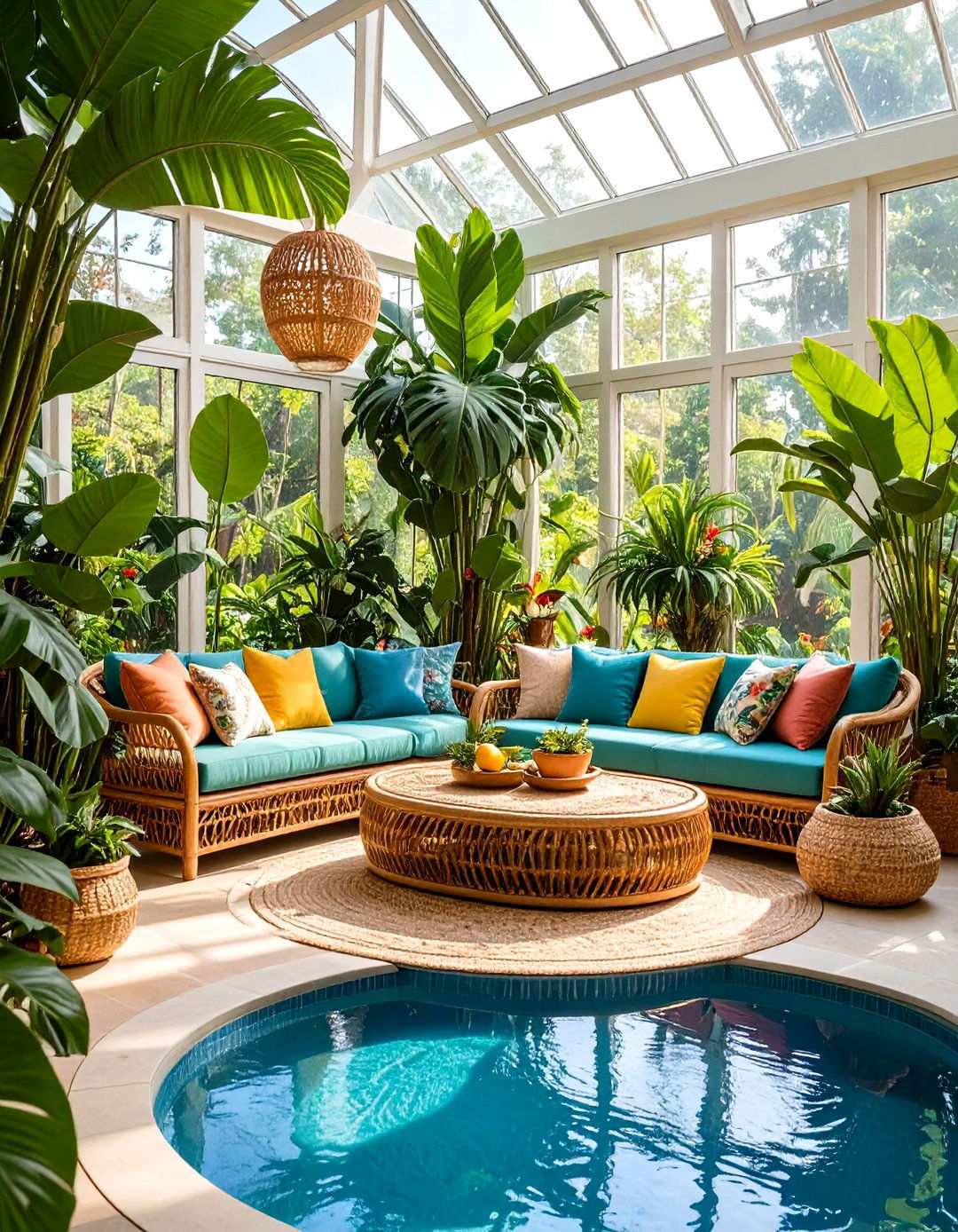 Tropical Paradise Escape - 24 Small Sunroom Ideas