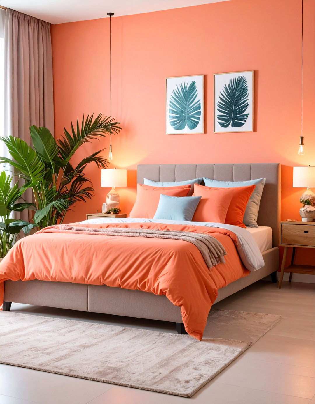 Tropical Paradise Vibes - 24 Neon Bedroom Ideas